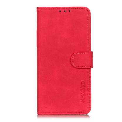 For OnePlus Nord CE 3 Lite KHAZNEH Retro Texture Flip Leather Phone Case(Red) - OnePlus Cases by buy2fix | Online Shopping UK | buy2fix