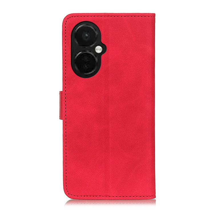 For OnePlus Nord CE 3 Lite KHAZNEH Retro Texture Flip Leather Phone Case(Red) - OnePlus Cases by buy2fix | Online Shopping UK | buy2fix