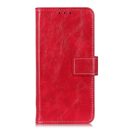 For Xiaomi Poco X5 Pro 5G / Redmi Note 12 Pro 5G Retro Crazy Horse Texture Flip Leather Phone Case(Red) - Note 12 Pro Cases by buy2fix | Online Shopping UK | buy2fix