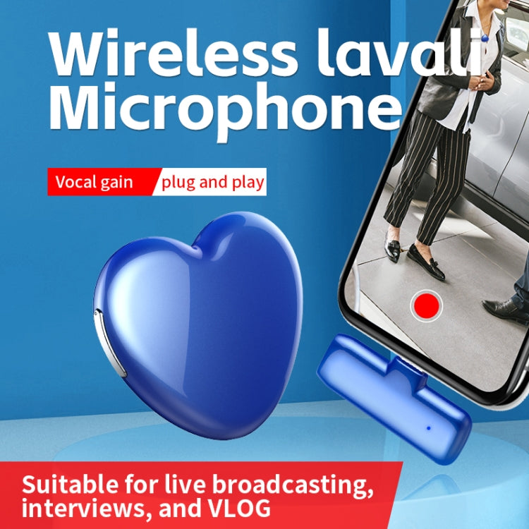 JNN A6 USB-C/Type-C Interface Wireless Lavalier Microphone, Specification:1 Mic(Rose Red) - Consumer Electronics by buy2fix | Online Shopping UK | buy2fix