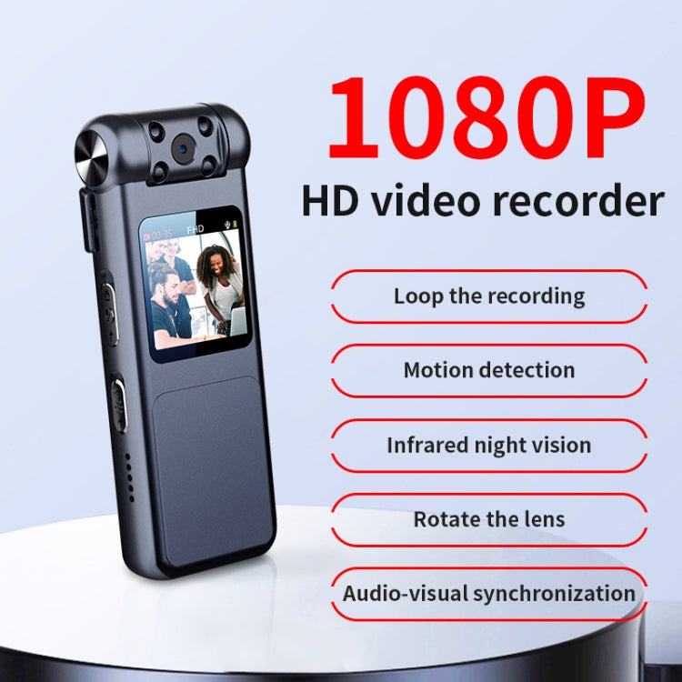 JNN V18 1080P Infrared Light Filling HD Video Recorder, Capacity:16GB(Black) - Security by JNN | Online Shopping UK | buy2fix