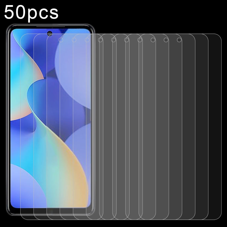 For Tecno Spark 10 Pro 50pcs 0.26mm 9H 2.5D Tempered Glass Film - Tecno Tempered Glass by buy2fix | Online Shopping UK | buy2fix