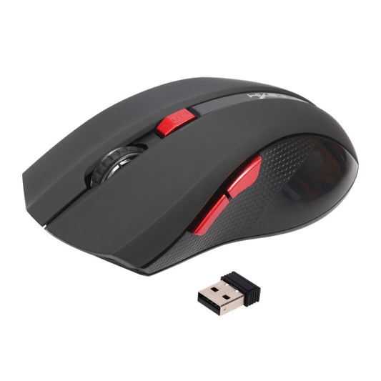 HXSJ X50 2.4G 6 Keys 1600DPI Three-speed Adjustable Wireless Mouse(Black) - Wireless Mice by HXSJ | Online Shopping UK | buy2fix