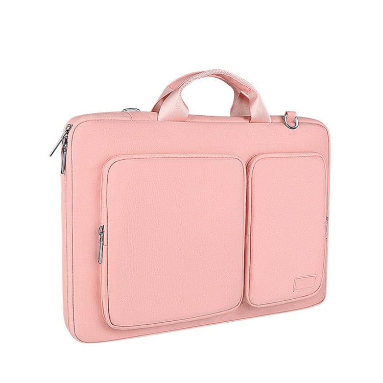 ST11 Polyester Thickened Laptop Bag, Size:13.3 inch(Pink) - 13.3 inch by buy2fix | Online Shopping UK | buy2fix