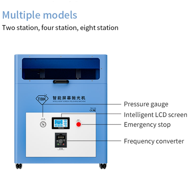 TBK 938M Multi-station Mobile Phone Screen Water Mill Polishing Machine(UK Plug) - Polishing Repair by TBK | Online Shopping UK | buy2fix