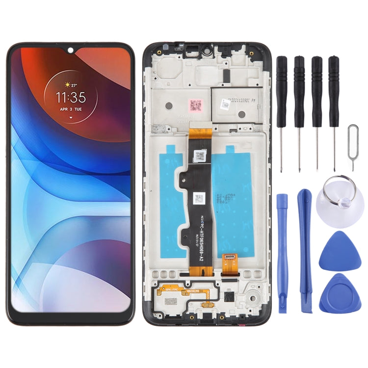 Original LCD Screen For Motorola Moto E7 Digitizer Full Assembly With Frame - Repair & Spare Parts by buy2fix | Online Shopping UK | buy2fix