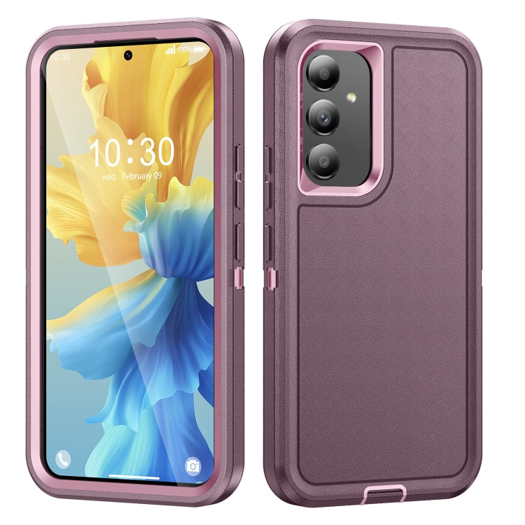 For Samsung Galaxy A54 Life Waterproof Rugged Phone Case(Purple + Pink) - Galaxy Phone Cases by buy2fix | Online Shopping UK | buy2fix