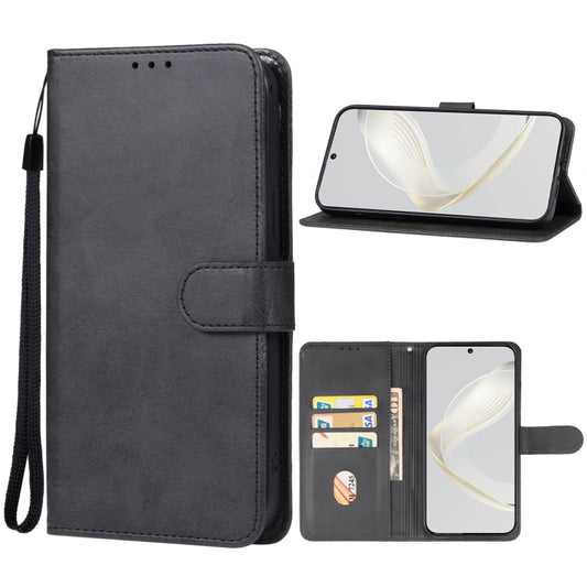 For Huawei nova 11 Leather Phone Case(Black) - Huawei Cases by buy2fix | Online Shopping UK | buy2fix