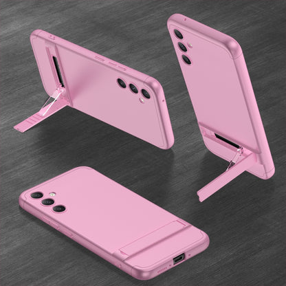 For Samsung Galaxy A34 5G GKK Three Stage Splicing Full Coverage PC Phone Case with Stand(Rose Gold) - Galaxy Phone Cases by GKK | Online Shopping UK | buy2fix