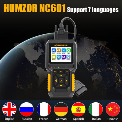 HUMZOR NC601 Car and Truck OBD2 Scan Tool Diagnostic Tool -  by buy2fix | Online Shopping UK | buy2fix