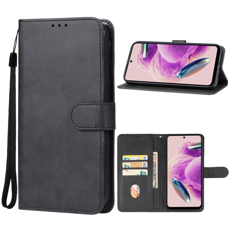 For Xiaomi Redmi Note 12S Leather Phone Case(Black) - Xiaomi Cases by buy2fix | Online Shopping UK | buy2fix