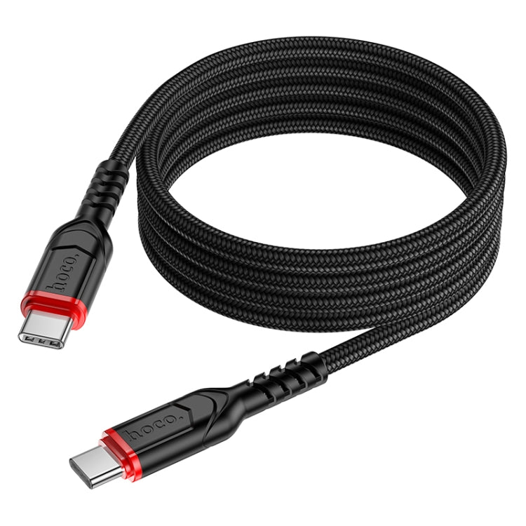 hoco X59 Victory 60W USB-C / Type-C to USB-C / Type-C Charging Data Dable, Length:1m(Red) - USB-C & Type-C Cable by hoco | Online Shopping UK | buy2fix