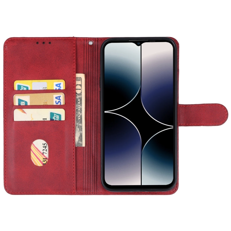 For Ulefone Note 16 Pro Leather Phone Case(Red) - Ulefone Cases by buy2fix | Online Shopping UK | buy2fix