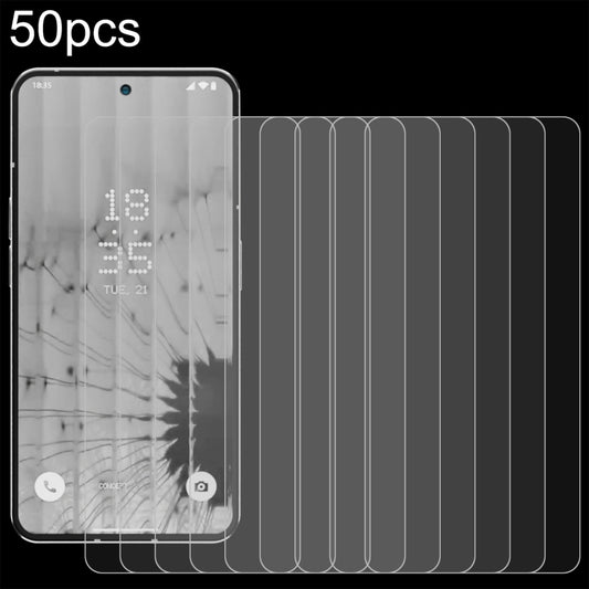 For Nothing Phone 2 50pcs 0.26mm 9H 2.5D Tempered Glass Film - Others by buy2fix | Online Shopping UK | buy2fix
