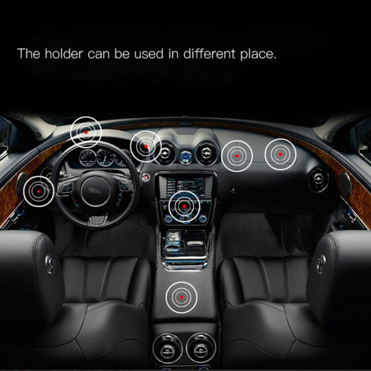 Yesido C38 Car Round Plate Magnetic Phone Holder(Black) -  by Yesido | Online Shopping UK | buy2fix