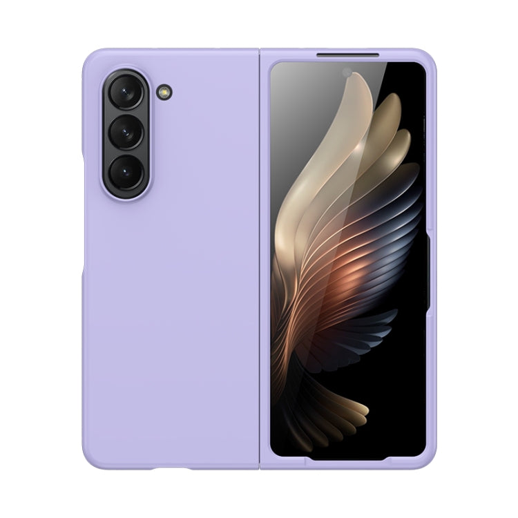 For Samsung Galaxy Z Fold5 Fuel Injection PC Skin Feel Phone Case(Purple) - Galaxy Z Fold5 Cases by buy2fix | Online Shopping UK | buy2fix