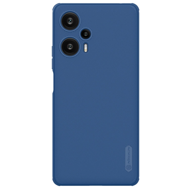 For Xiaomi Redmi Note 12 Turbo / Poco F5 NILLKIN Frosted Shield Pro PC + TPU Phone Case(Blue) - Xiaomi Cases by NILLKIN | Online Shopping UK | buy2fix