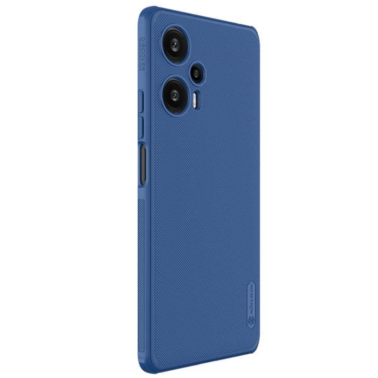 For Xiaomi Redmi Note 12 Turbo / Poco F5 NILLKIN Frosted Shield Pro PC + TPU Phone Case(Blue) - Xiaomi Cases by NILLKIN | Online Shopping UK | buy2fix