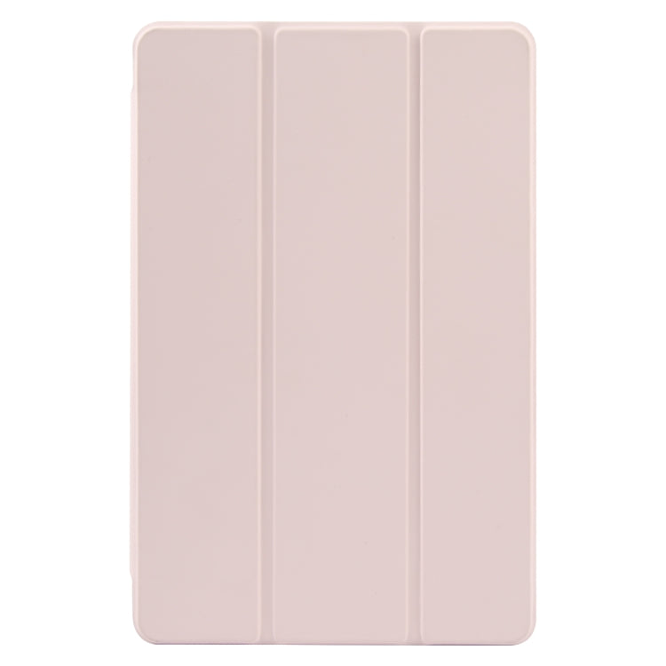 For Xiaomi Pad 6 / Pad 6 Pro Three-fold Holder Flip Tablet Leather Case(Light Pink) -  by buy2fix | Online Shopping UK | buy2fix