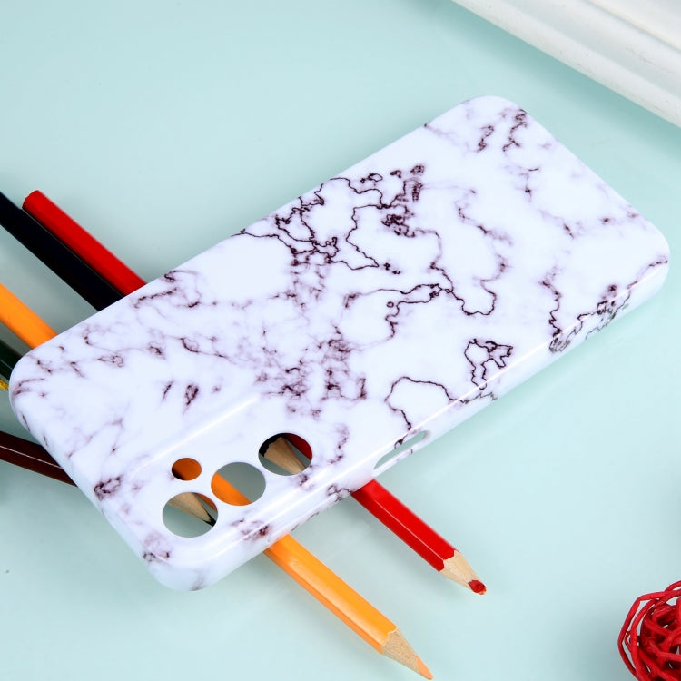 For Samsung Galaxy A54 Marble Pattern Phone Case(Red White) - Galaxy Phone Cases by buy2fix | Online Shopping UK | buy2fix