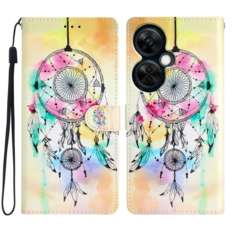 For OnePlus Nord CE 3 Lite 5G Colored Drawing Leather Phone Case(Dream Catcher) - OnePlus Cases by buy2fix | Online Shopping UK | buy2fix