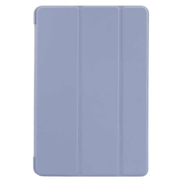 For Huawei MatePad 11 2023 GEBEI 3-folding Holder Shockproof Flip Leather Tablet Case(Light Purple) - Huawei by GEBEI | Online Shopping UK | buy2fix