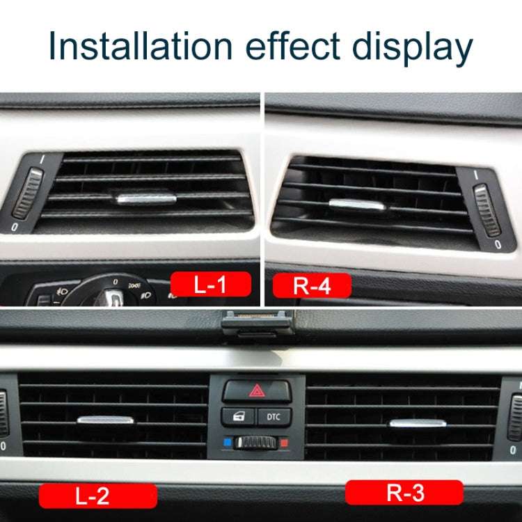 For BMW 3 Series E90 Left Driving Car Air Conditioner Air Outlet Panel 6422 9130 458-R, Style:Grille No. 3 - Air Conditioning System by buy2fix | Online Shopping UK | buy2fix