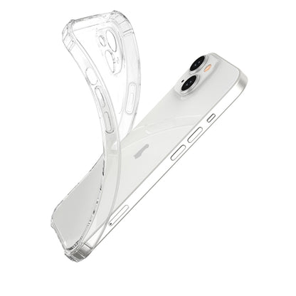 For iPhone 15 Plus Four-Corner Shockproof Clear TPU Phone Case(Transparent) - iPhone 15 Plus Cases by buy2fix | Online Shopping UK | buy2fix