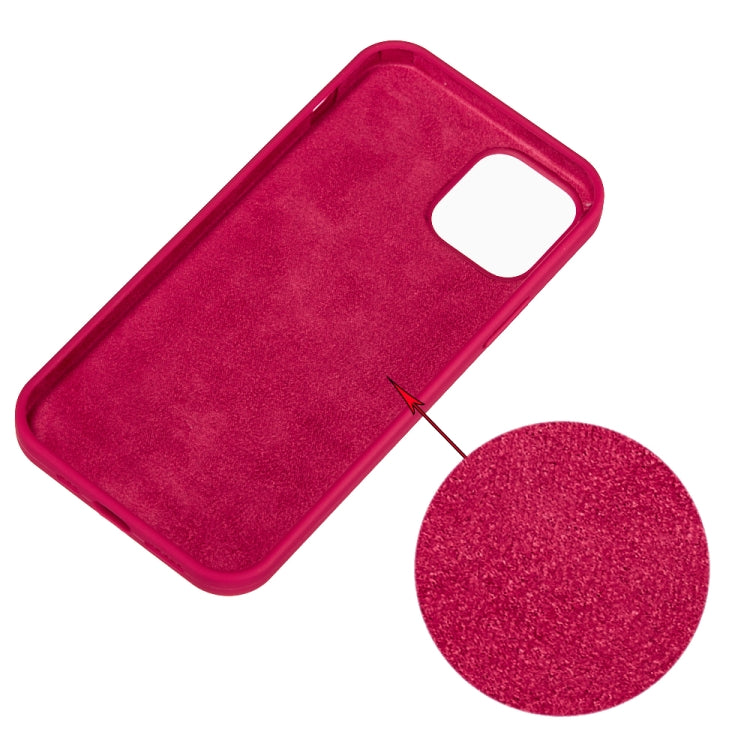 For iPhone 15 Plus Solid Color Silicone Phone Case(Rose Red) - iPhone 15 Plus Cases by buy2fix | Online Shopping UK | buy2fix