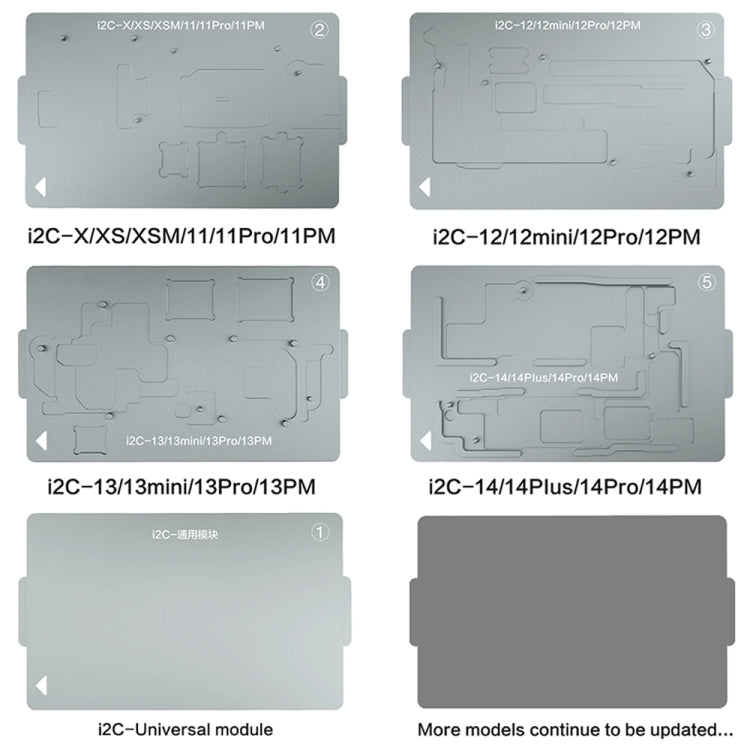 i2C T20 Intelligent Motherboard Middle Layered Heating Platform For iPhone X-14 Series, Plug:US - Repair Platform by buy2fix | Online Shopping UK | buy2fix