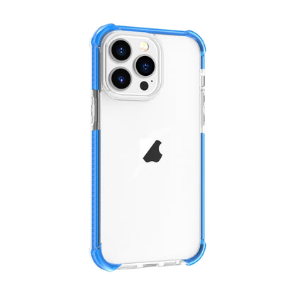 For iPhone 15 Pro Max Four-corner Shockproof TPU + Acrylic Phone Case(Blue) - iPhone 15 Pro Max Cases by buy2fix | Online Shopping UK | buy2fix