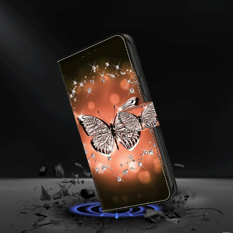 For Xiaomi Redmi 9 Crystal 3D Shockproof Protective Leather Phone Case(Crystal Butterfly) - Xiaomi Cases by buy2fix | Online Shopping UK | buy2fix