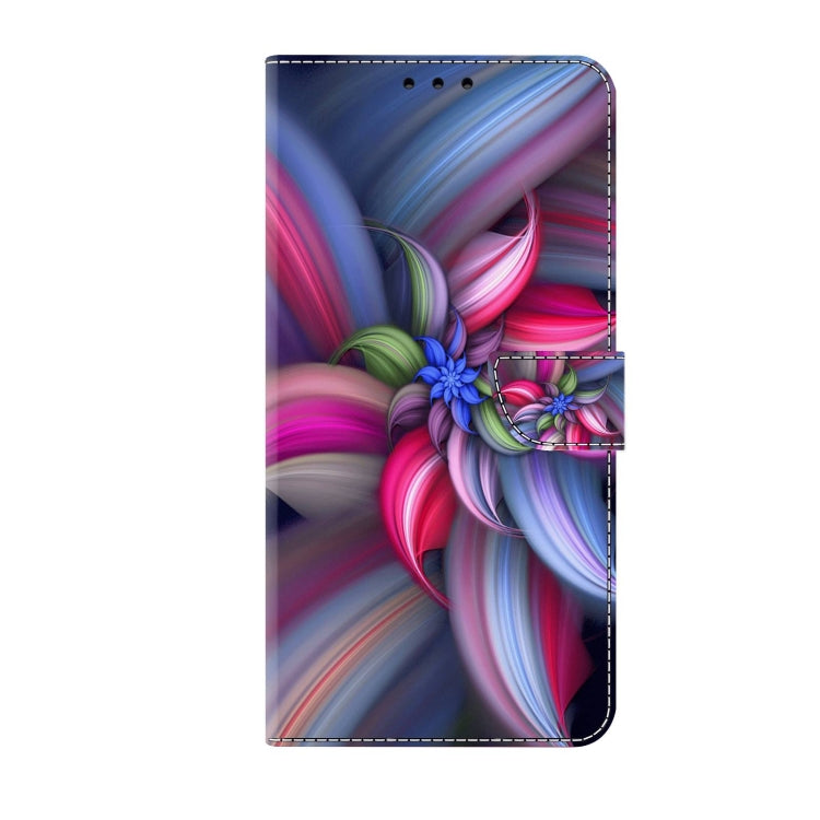 For Xiaomi Redmi Note 12 Pro+ Crystal 3D Shockproof Protective Leather Phone Case(Colorful Flower) - Xiaomi Cases by buy2fix | Online Shopping UK | buy2fix