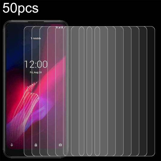 For T-Mobile REVVL V 4G 50pcs 0.26mm 9H 2.5D Tempered Glass Film - Others by buy2fix | Online Shopping UK | buy2fix