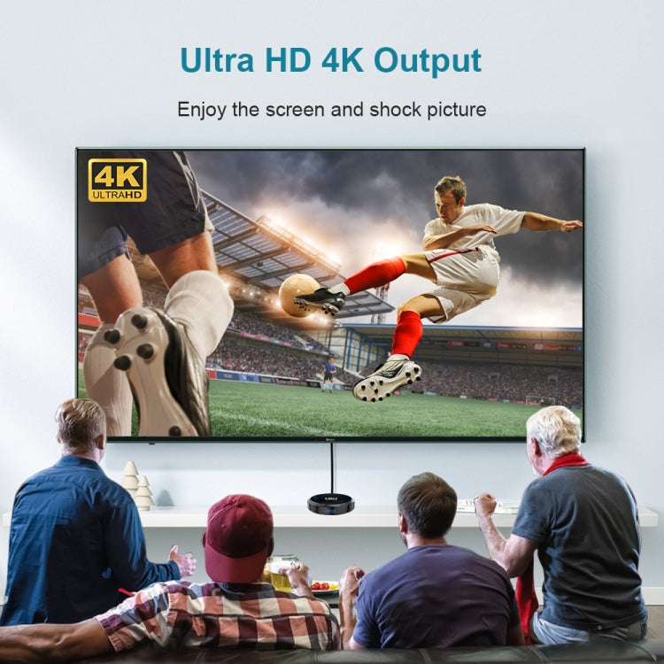 HK1RBOX H8-H618 Android 12.0 Allwinner H618 Quad Core Smart TV Box, Memory:2GB+16GB(US Plug) - Allwinner H6 by buy2fix | Online Shopping UK | buy2fix