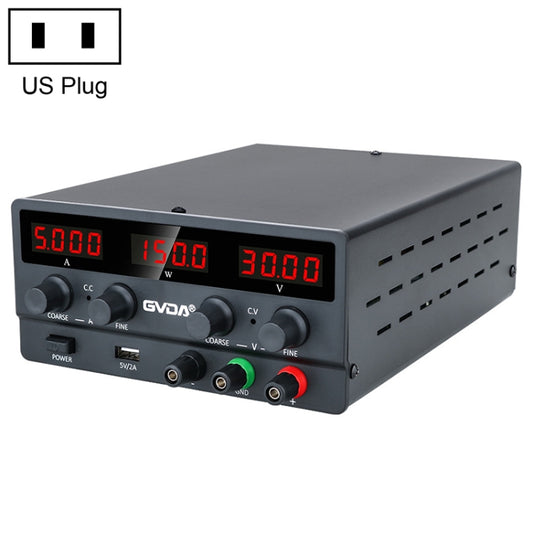 GVDA SPS-H3010 30V-10A Adjustable Voltage Regulator, Specification:US Plug(Black) - Others by GVDA | Online Shopping UK | buy2fix