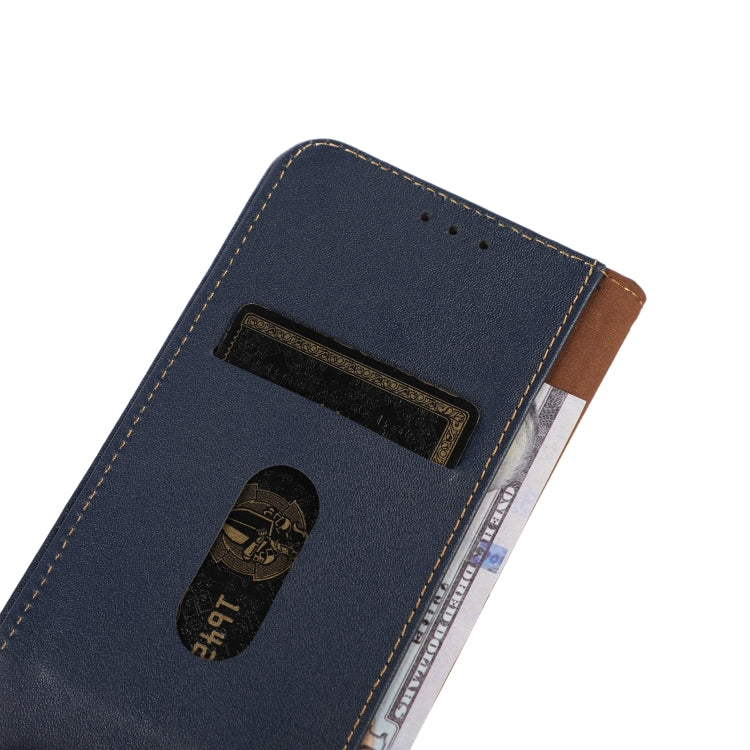 For Nokia C110 KHAZNEH Nappa Top Layer Cowhide Leather Phone Case(Blue) - Nokia Cases by buy2fix | Online Shopping UK | buy2fix