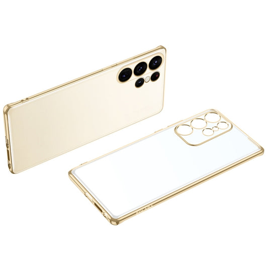 For Samsung Galaxy S23 Ultra 5G SULADA Electroplating Frosted TPU Phone Case(Gold) - Galaxy S23 Ultra 5G Cases by SULADA | Online Shopping UK | buy2fix