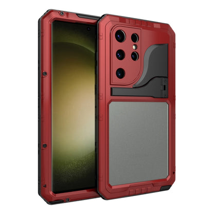 For Samsung Galaxy S23 Ultra 5G RedPepper Wolf 360 Full Body Rugged IP68 Waterproof Phone Case(Red) - Galaxy S23 Ultra 5G Cases by RedPepper | Online Shopping UK | buy2fix