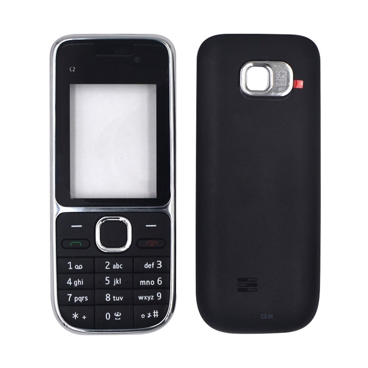 For Nokia c2-01 Full Housing Cover(Black) - Full Housing Cover by buy2fix | Online Shopping UK | buy2fix