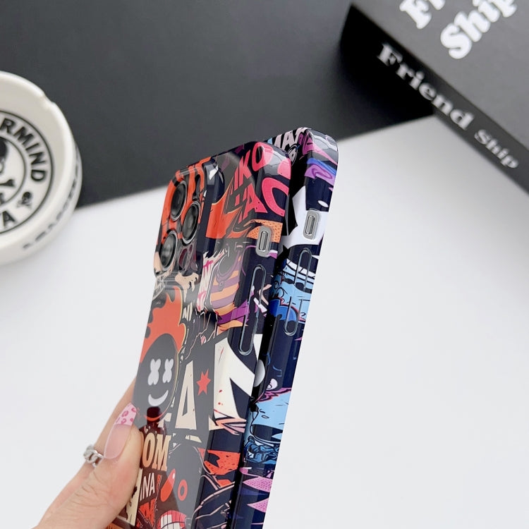 For iPhone 11 Pro Painted Pattern Precise Hole PC Phone Case(Comics Umbrella Boy) - iPhone 11 Pro Cases by buy2fix | Online Shopping UK | buy2fix