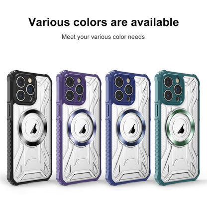 For iPhone 14 Pro CD Texture Magsafe Phone Case(Sapphire) - iPhone 14 Pro Cases by buy2fix | Online Shopping UK | buy2fix