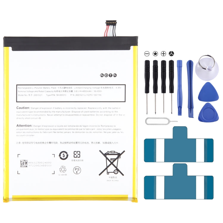 26S1021 4850mAh Battery Replacement For Amazon Kindle Fire HD 8th K72LL3 K72LL4 - Others by buy2fix | Online Shopping UK | buy2fix