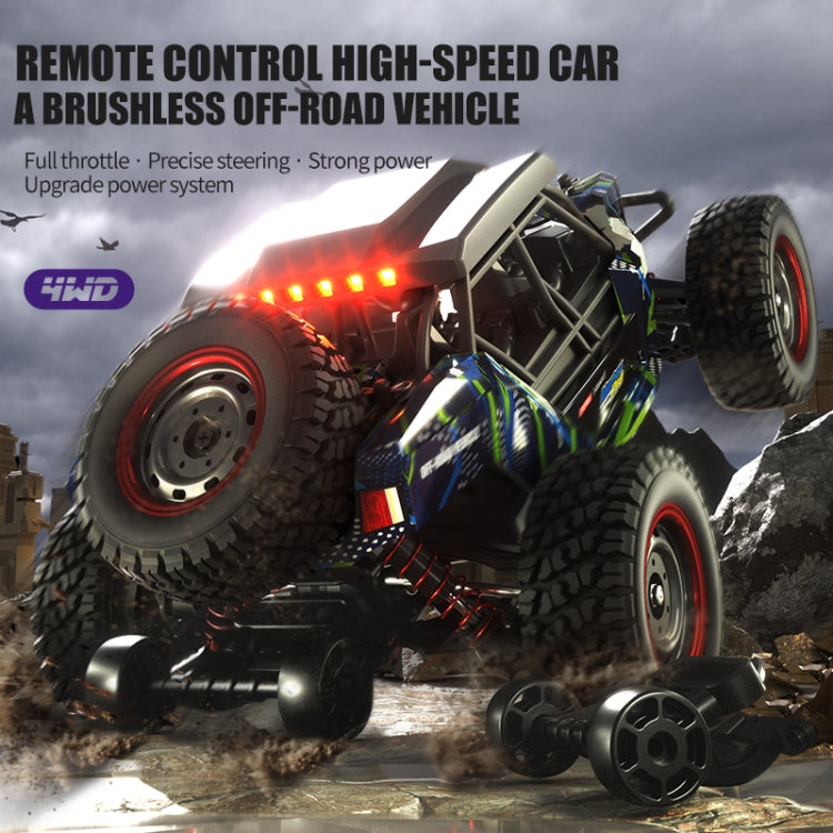 JJR/C Q141B Brushless 4WD High Speed Remote Control Desert Truck(Blue) - RC Cars by JJR/C | Online Shopping UK | buy2fix