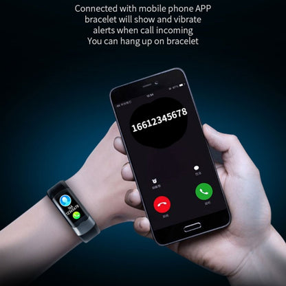 SPOVAN H02 1.14 inch TFT HD Screen Smart Bracelet Supports Blood Oxygen Monitoring/Sleep Monitoring(Black) - Smart Wristbands by SPOVAN | Online Shopping UK | buy2fix