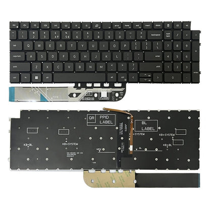 For Dell Inspiron 15-3511 3515 5510 7510 16-7610 US Version Backlight Laptop Keyboard(Black) - Dell Spare Parts by buy2fix | Online Shopping UK | buy2fix