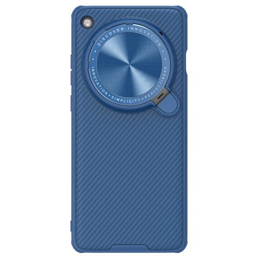 For OPPO Find X7 Ultra NILLKIN Black Mirror Prop CD Texture Mirror Phone Case(Blue) - Find X7 Ultra Cases by NILLKIN | Online Shopping UK | buy2fix