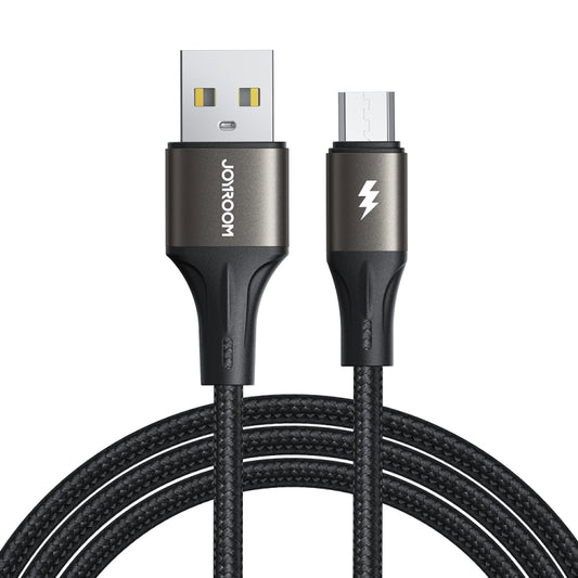 JOYROOM SA25-AM3 3A USB to Micro USB Fast Charge Data Cable, Length:1.2m(Black) - Micro USB Cable by JOYROOM | Online Shopping UK | buy2fix
