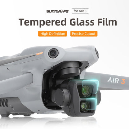 For DJI Air 3 Sunnylife Lens Protector Tempered Glass Combo Protective Films, Quantity:1 Set - Other by Sunnylife | Online Shopping UK | buy2fix