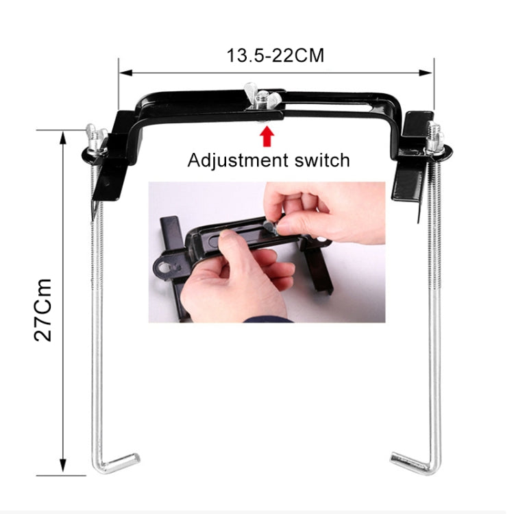 Car Universal Battery Bracket Adjustable Battery Fixed Iron Holder, Size:27cm - In Car by buy2fix | Online Shopping UK | buy2fix